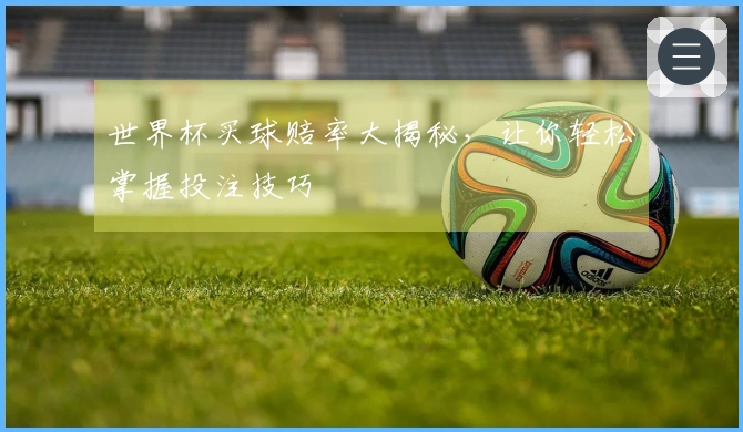 世界杯买球赔率大揭秘，让你轻松掌握投注技巧